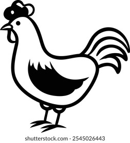 Vector art work of Chicken