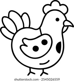 Vector art work of Chicken