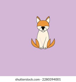 Obra vectorial de un animal lindo. Esto es editable.