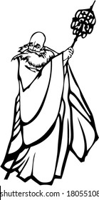 Vector of Artistic Buddist arhat Pattern