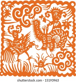 Vector of Artistic Chinese Culture Pattern