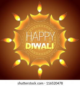 Vektorgrafik-Diwali-Hintergrund