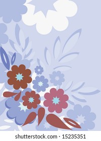 Vector of Artistic floral Pattern-10