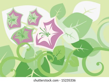 Vector of Artistic floral Pattern-5