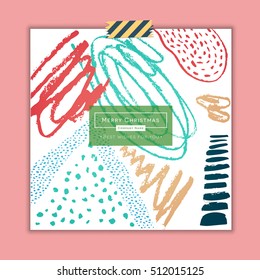 Vector artistic illustration. Invitation card
Christmas and New Year card
Winter Holiday card template for greeting scrapbooking, congratulations, invitations, tags
vector