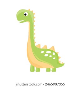 vector artistic painting brush cartoon cute animal dinosaur