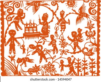 Vector of Artistic Pattern