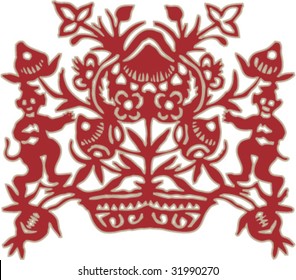 Vector of artistic pattern