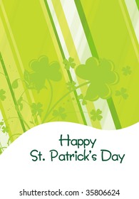 vector artistic pattern patrick's day card