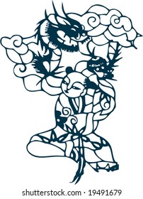 Vector of Artistic Traditional Chinese Pattern