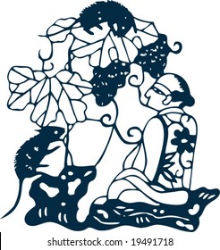 Vector of Artistic Traditional Chinese Pattern