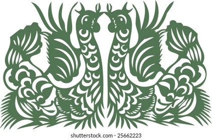 Vector of Artistic Traditional Chinese Pattern