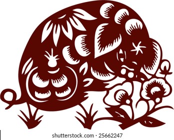 Vector of Artistic Traditional Chinese Pattern