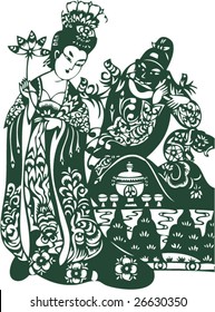 Vector of Artistic Traditional Chinese Pattern