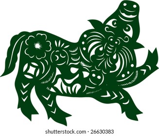 Vector of Artistic Traditional Chinese Pattern