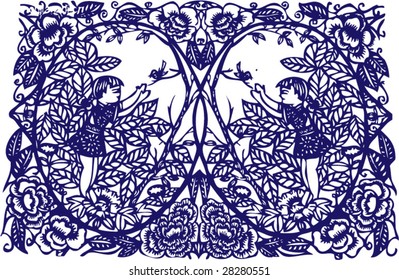 Vector of Artistic Traditional Chinese Pattern