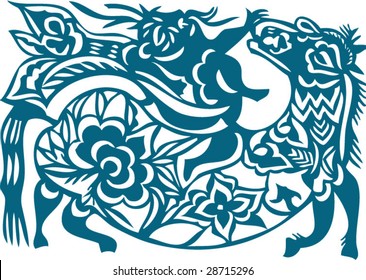 Vector of Artistic Traditional Chinese Pattern