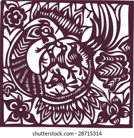 Vector of Artistic Traditional Chinese Pattern