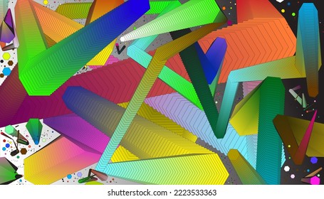 Vector artwork design, geometric background