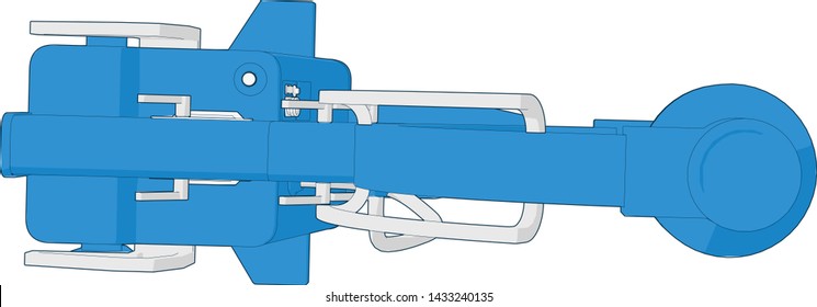 Vector Artwork of a Modern X Ray Machine Angle 16