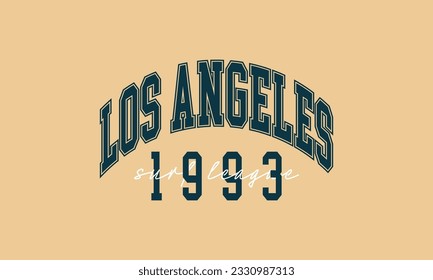 Vector artwork in varsity vintage style, perfect for t-shirts and sweatshirts.