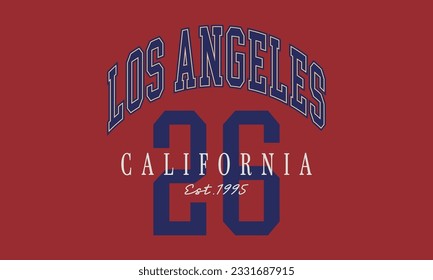 Vector artwork in varsity vintage style, perfect for t-shirts and sweatshirts