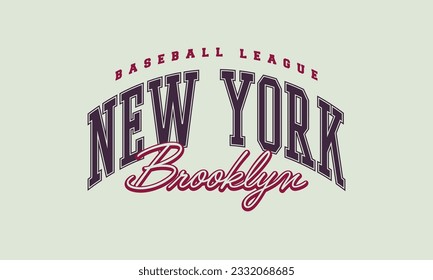 Vector artwork in varsity vintage style, perfect for t-shirts and sweatshirts.