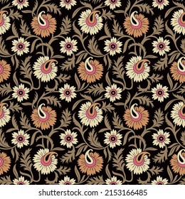 Vector Asian Paisley Pattern Design