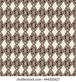 Vector Asian Seamless Pattern, Retro style cute Wrapping Paper for design