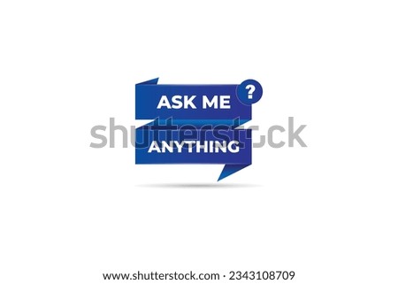 Vector ask me anything illustration
