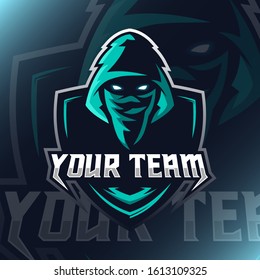 Vector Assassin logo mascot for teammate