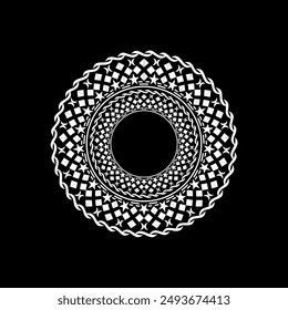 vector assets, decoration ornaments, circle decoration frames circular arranged patterns