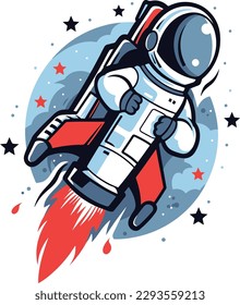 Vector astronaut concept illustration isolated