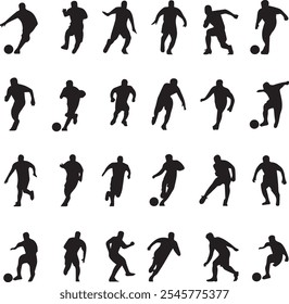 Vector athletic collection isolated on white background