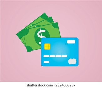 Vector Atm card to take saving money