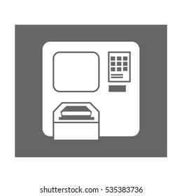 Vector atm icon.