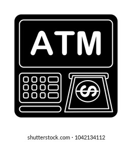 Vector Atm Machine Bank Icon Money Stock Vector (Royalty Free ...