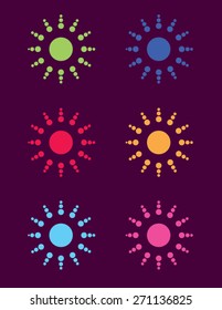 Vector Atom Graphic Set