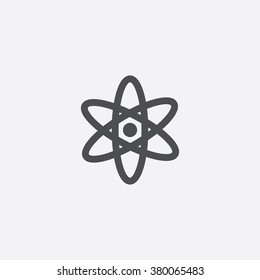 Vector atom Icon