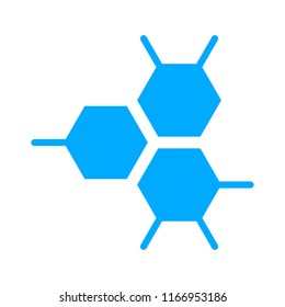 vector Atom symbol, molecule illustration - chemistry molecular element