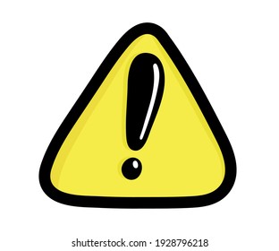 vector attention danger caution symbol