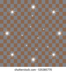 The vector of attention. Light effect 10 EPS