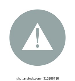 Vector attention sign with exclamation mark icon.
