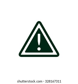 Vector attention sign with exclamation mark icon