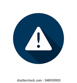 Vector attention sign with exclamation mark icon