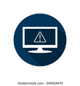 Vector attention sign with exclamation mark icon