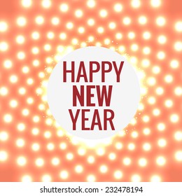 vector attractive happy new year background 