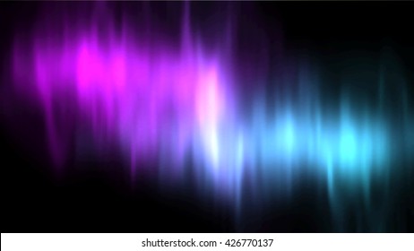 Vector Aurora Borealis Northern Lights