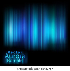 Vector aurora lights