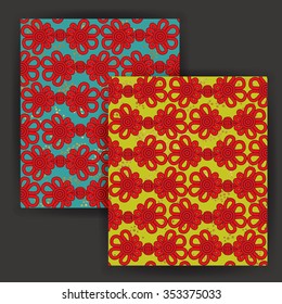 Vector Auspicious Chinese Knot Seamless Pattern with Gold Foil Stamp Effect